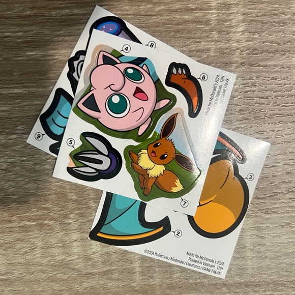 Pokemon Mcdonalds Quagsire #9 Sticker Activity Sheet - Picture 4 of 4